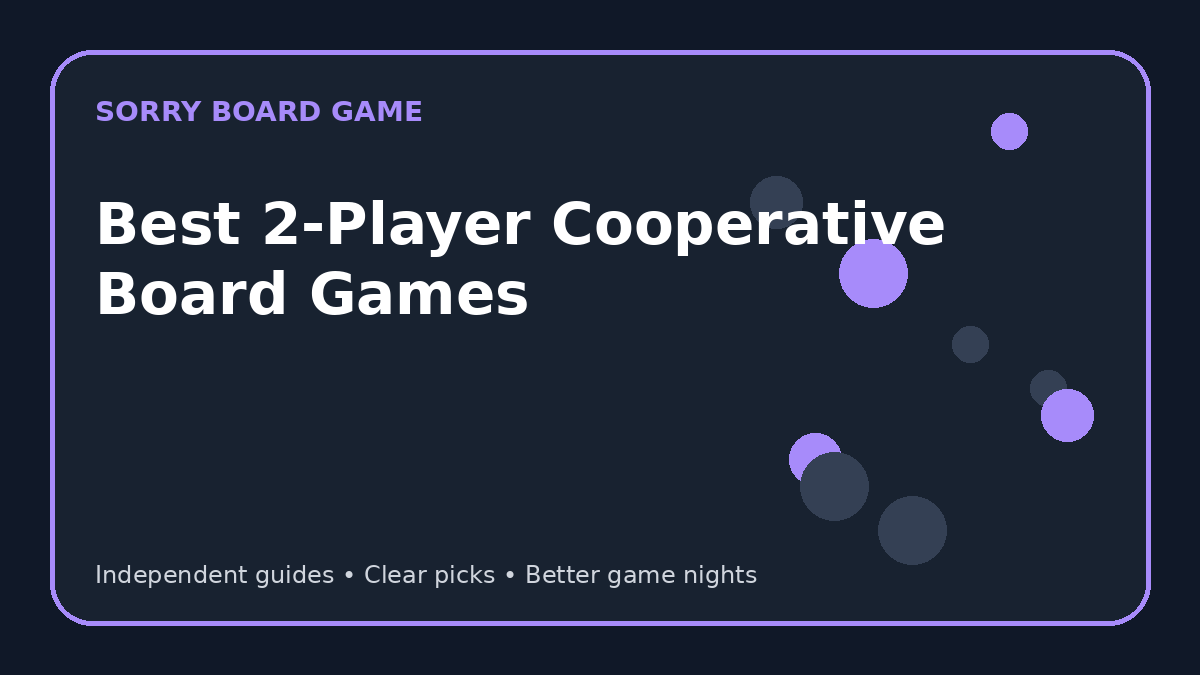 Best 2-Player Cooperative Board Games