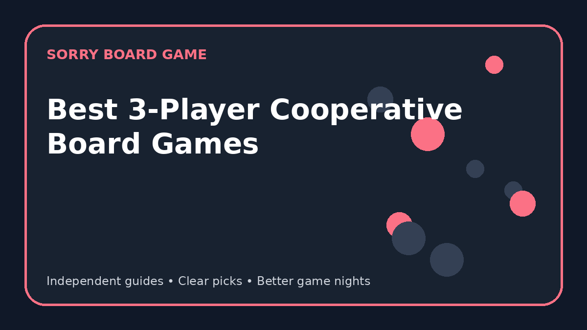 Best 3-Player Cooperative Board Games