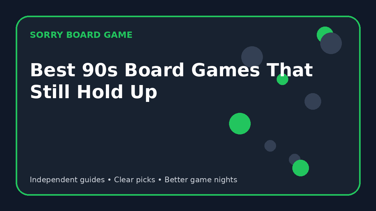 Best 90s Board Games That Still Hold Up