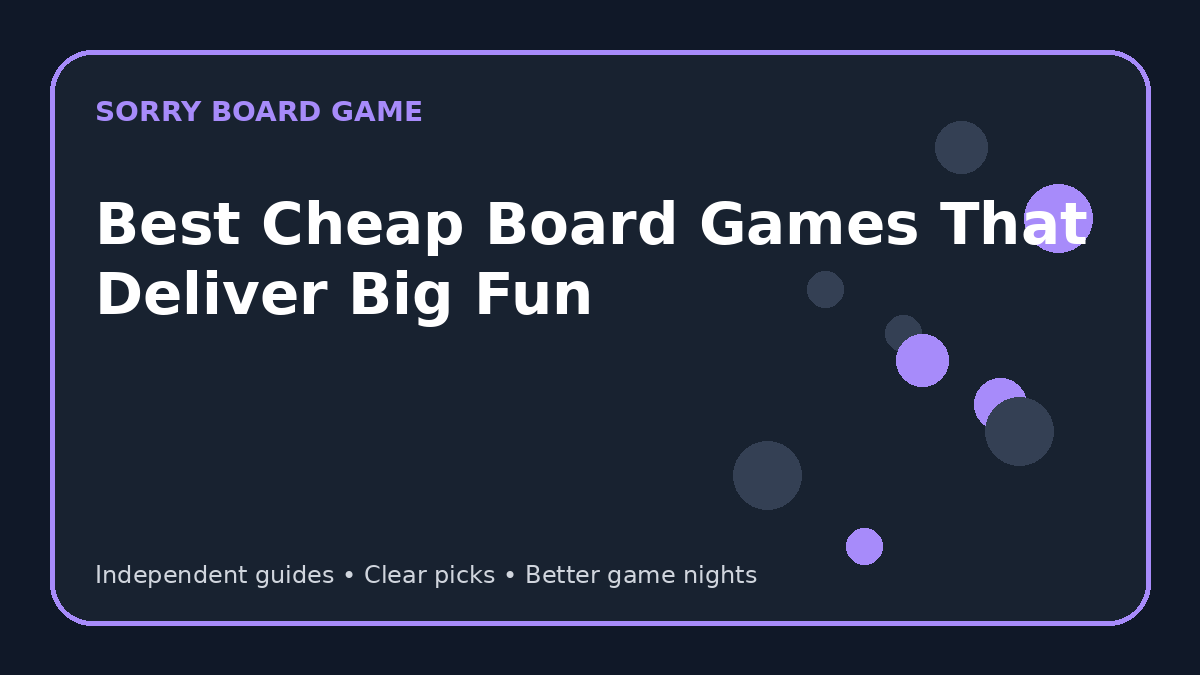 Best Cheap Board Games That Deliver Big Fun