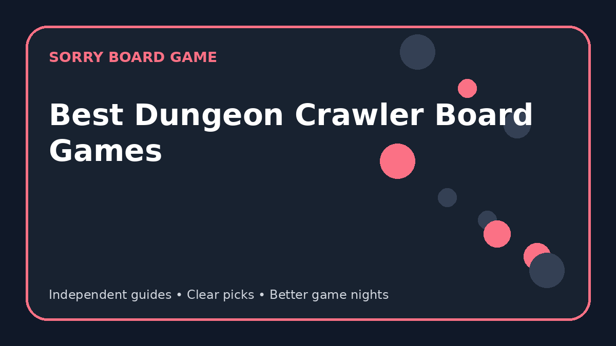 Best Dungeon Crawler Board Games