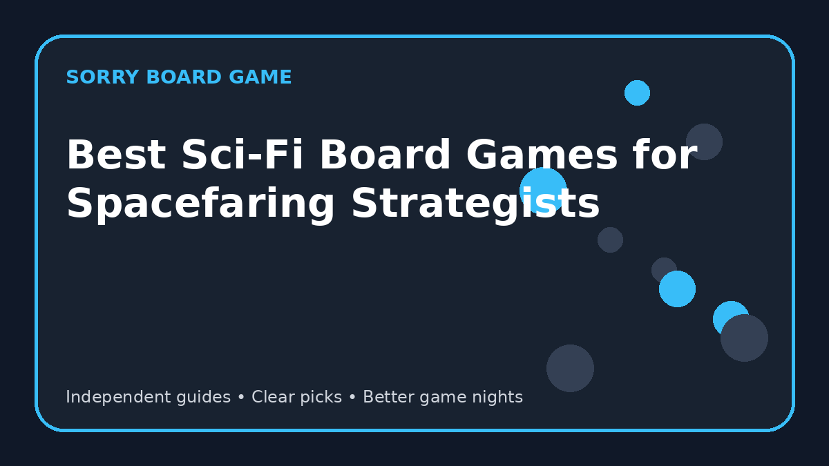 Best Sci-Fi Board Games for Spacefaring Strategists